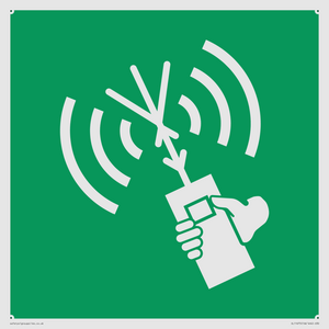 E051 safe condition 2way VHF radio